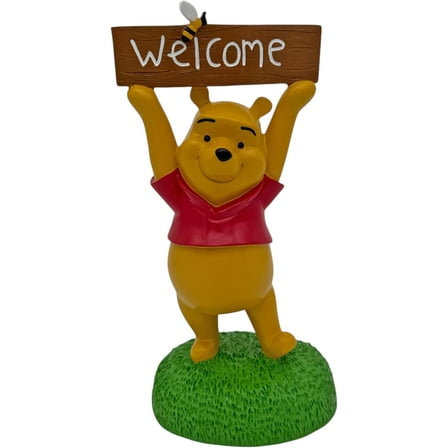 with Welcome Sign Everyday Outdoor Garden Statue, 12 Inches Tall, Officially Licensed  Product