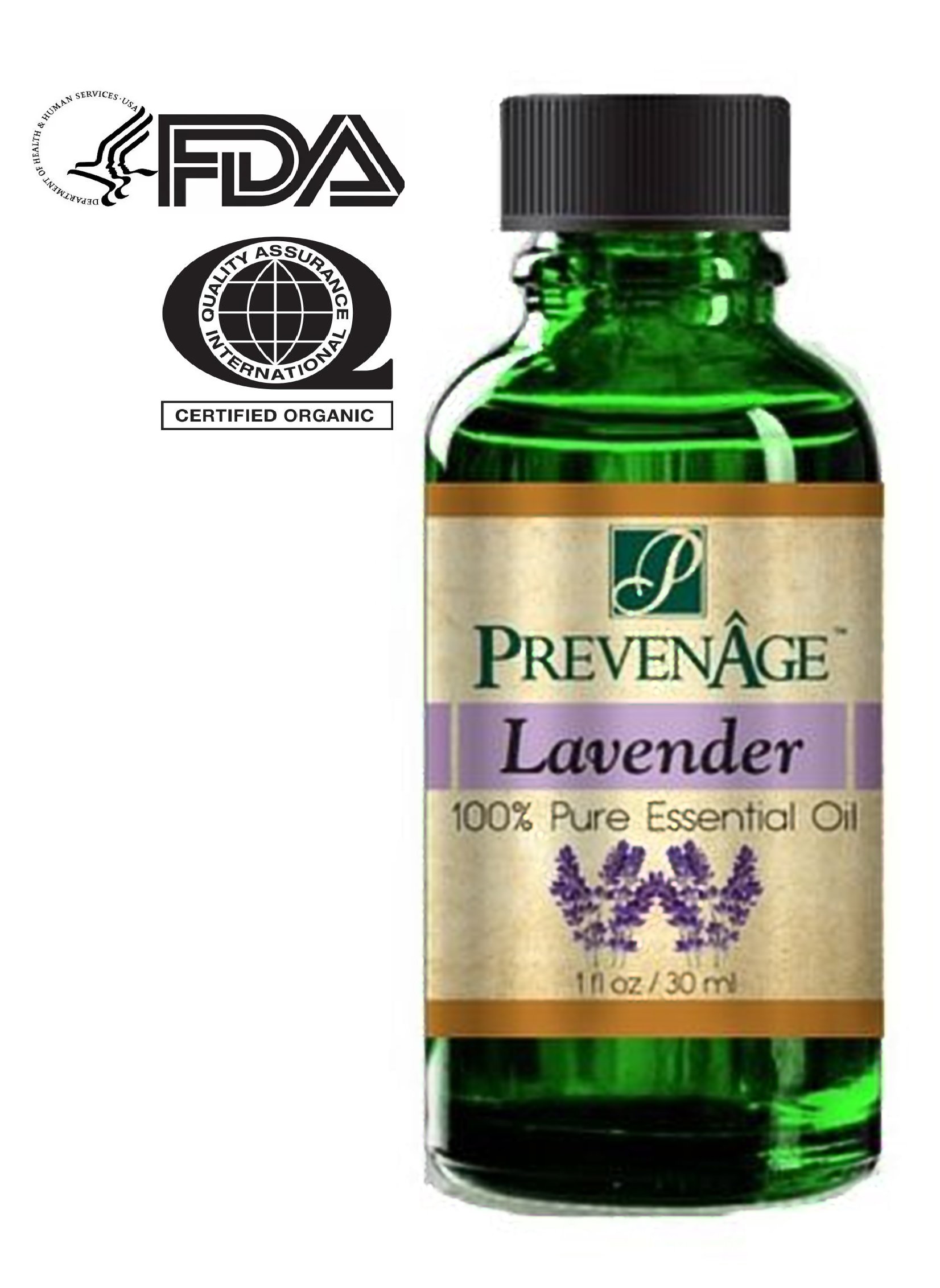 Lavender Essential Oil - Aromatherapy Oil - 100% Pure - Therapeutic Grade - 30 mL by Prevenage