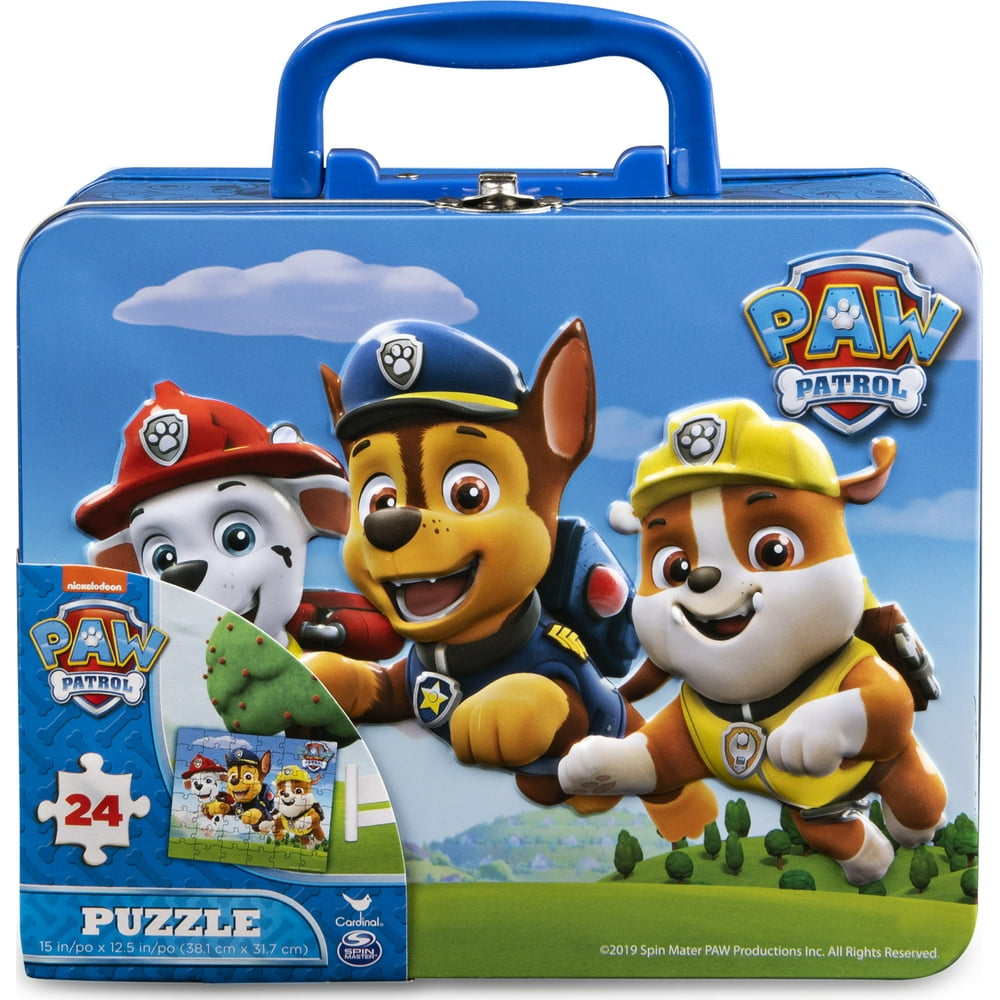 paw patrol tin activity set