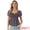 Coffee, variant on Women's Puff Sleeve Floral Sweetheart Neck Ruffle Peplum Top M Light Purple
