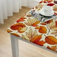 thumbnail image 4 of HAOXIT Fall Rectangle Table Cloth Elastic Table Cover for Square Waterproof Tablecloth 60''x60'', 4 of 7