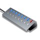 thumbnail image 1 of Concentrador USB TFixol Gris, 1 of 8