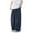 Navy, variant on Men's Summer Ice Silk Casual Pants Lightweight Straight Leg Drape Wide Fit Comfortable Breathable Loose Trousers for Daily Wear Men's Pants Casual Summer Lightweight Adjustable Waist
