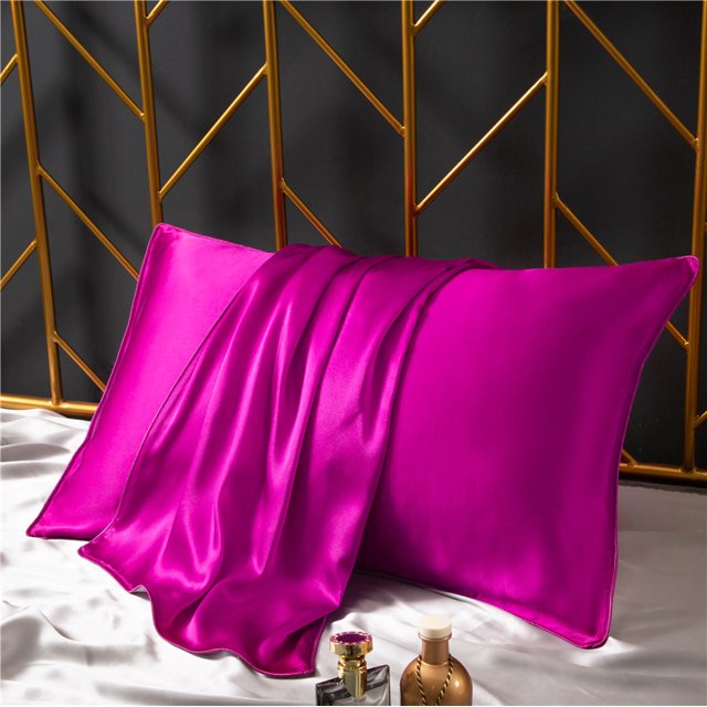 Xiao Hua 2 fundas de almohada de seda 100% seda de morera. Suaves y agradables al tacto, brindan una sensación de lujo y confort. 18,9 x 29,13 pulgadas (Módena).