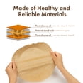 thumbnail image 4 of Amazer Air Fryer Paper Liners, 120pcs Disposable Round Air Fryer Liners, 6.3-INCH, Non-stick, Oil-proof, 4 of 9