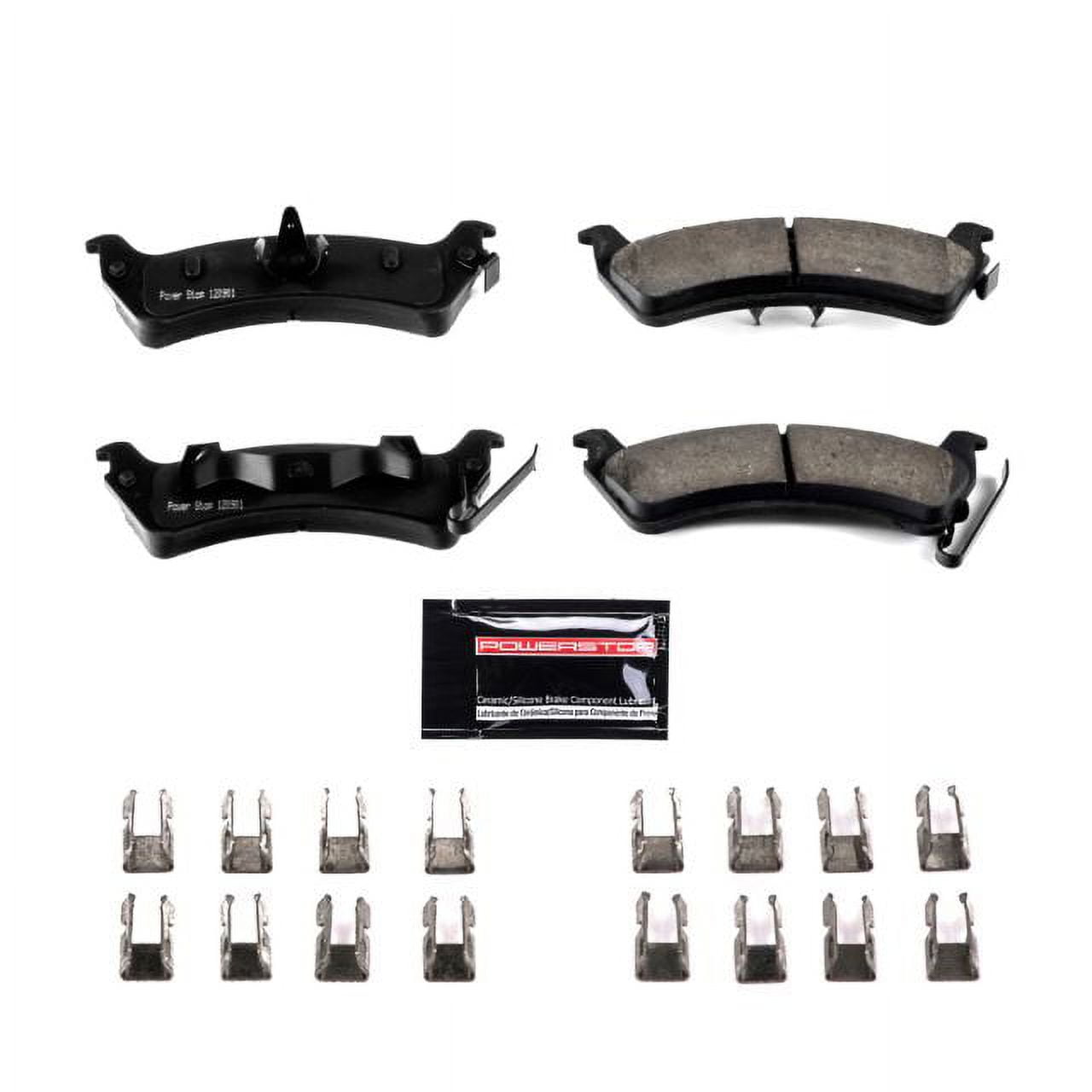 Power Stop Rear Z23 Evolution Carbon-Fiber Ceramic Brake Pads Z23-666