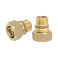 thumbnail image 1 of Adaptador de Unión de Conector de Compresión de Latón Uxcell, Fittings Rectos 20mm x G1/2 2, 1 of 6