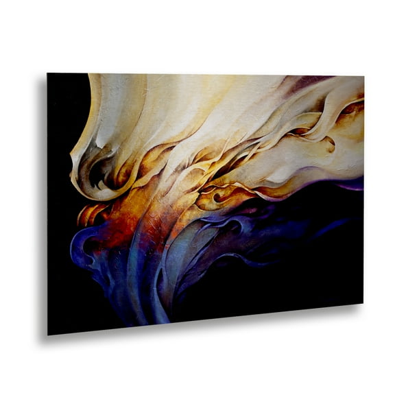 CH Studios 'Evoke' Floating Brushed Aluminum Art