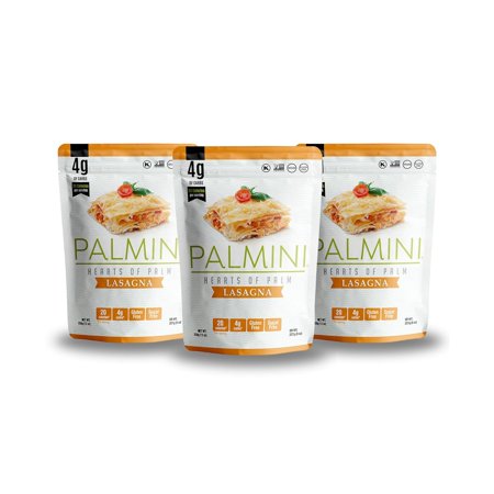 Lasagna | Low-Carb, Low-Calorie of Palm Lasagna Sheet | Keto, Gluten Free, Vegan, Non-GMO | As seen on |(12 Ounce - Pack of 3)