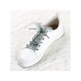thumbnail image 6 of INSPIRE CHIC 2 Pairs Flat Snow Yarn Shoelaces 2.5cm/4cm Wide Transparent Shoe Laces for Sneakers Gray 120cm/47", 6 of 6