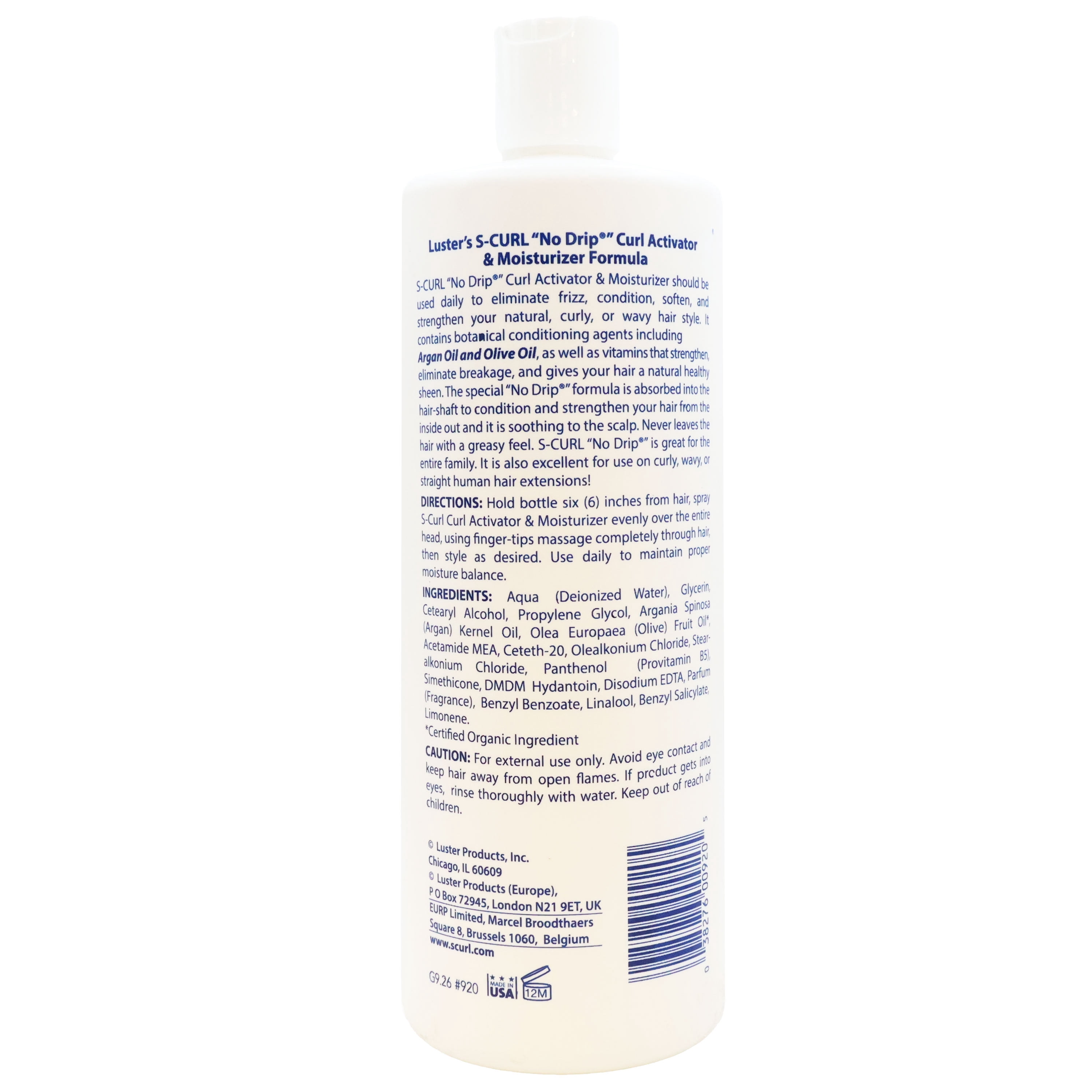 Luster's SCurl Curl Activator Moisturizer 32 Oz., Pack of 1