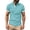 Sky Blue 1, variant on Mens Collared Polo Shirts- Turndown Collar Casual Regular Fit Breathable Performance Short Sleeve Polos Sky Blue Size 3XL