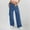 Blue, variant on Women's Casual Pants High Waisted Wide Leg Sweatpants With Pockets Comfortable Soft Athletic Joggers For Everyday Wear Sweats Women with Pockets Drawstring Trouser Ladies with Pockets Pant Casual