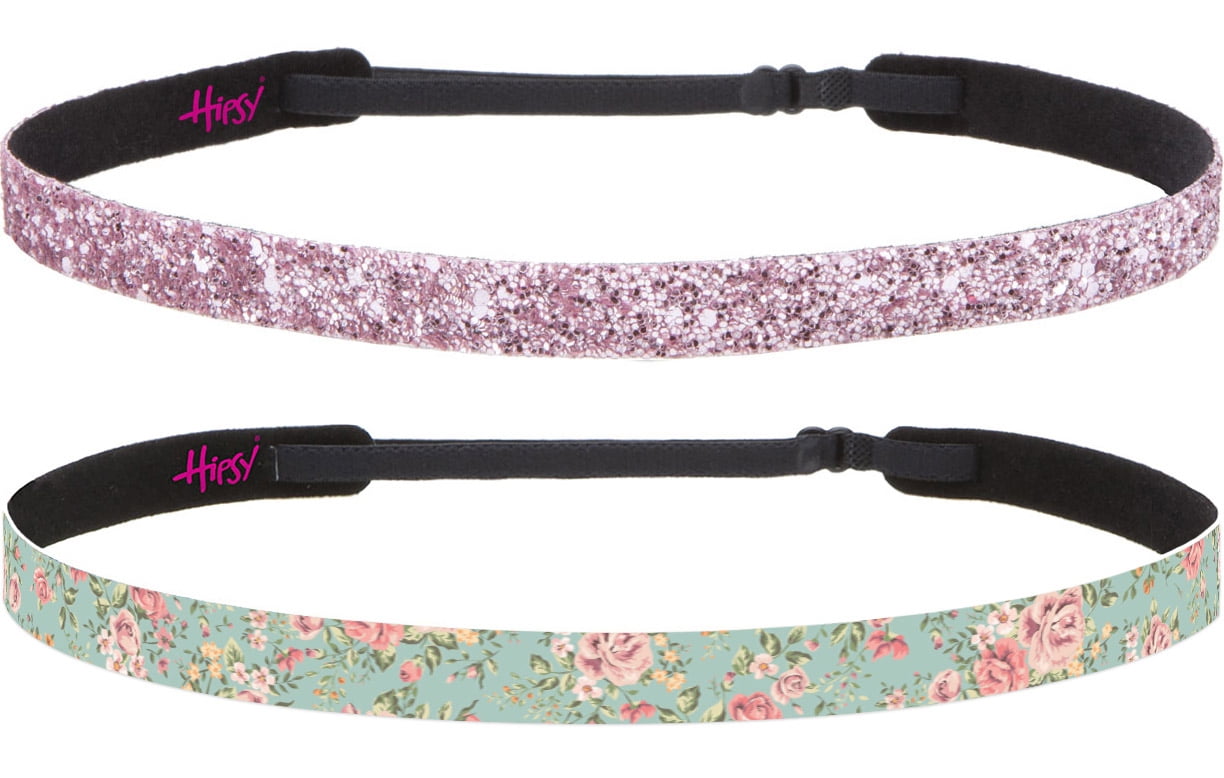 Hipsy Hipsy Women's Adjustable NO SLIP Country Floral Headband