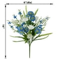 thumbnail image 3 of Mainstays 16 inches Indoor Artificial Scabiosa Mix Bush, Blue Color., 3 of 8