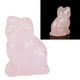thumbnail image 5 of Cuarzo Rosa Tallado En Forma De Gatito Decoración Cristal Rosa, Piedra Curativa, Decoración De Piedras Preciosas Con Pulido Fino, Exquisita Artesanía Para El Hogar, Oficina,, 5 of 7