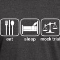 thumbnail image 3 of CafePress - Eat Sleep Mock Trial Dark T Shirt - Men's Classic Graphic Cotton T-Shirt, 3 of 4