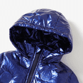thumbnail image 4 of PatPat Kid Boy/Kid Girl Hooded Metallic Cotton-Padded Jacket, 4 of 6