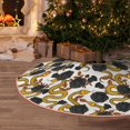 thumbnail image 5 of Rateoe Snake And Rose Pattern Christmas Tree Skirt with Ties , Christmas Tree Decorations, Farmhouse Christmas Decor Xmas Holiday Decorations-48", 5 of 6