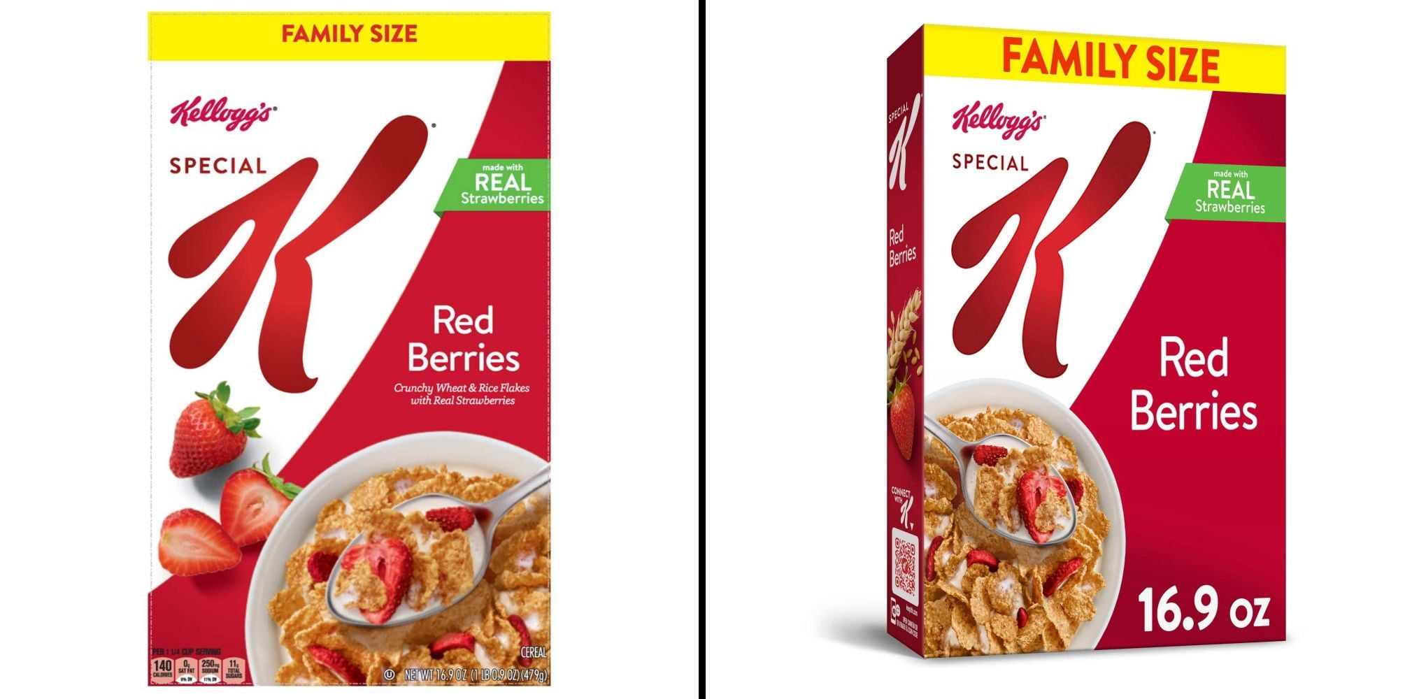 Kellogg's Froot Loops Original Breakfast 24.7 oz & Kellogg's Special K Red Berries Cold Breakfast Cereal 16.9 oz