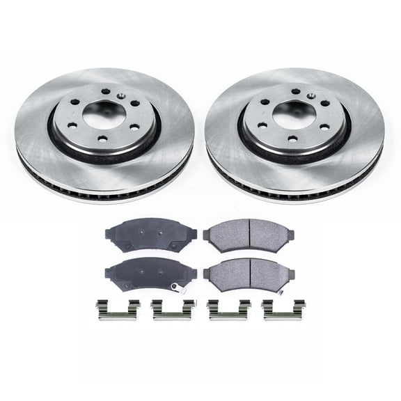 Ultimate Brakes Front Semi-Metallic Brake Pad and Rotor Kit with Hardware WM80114