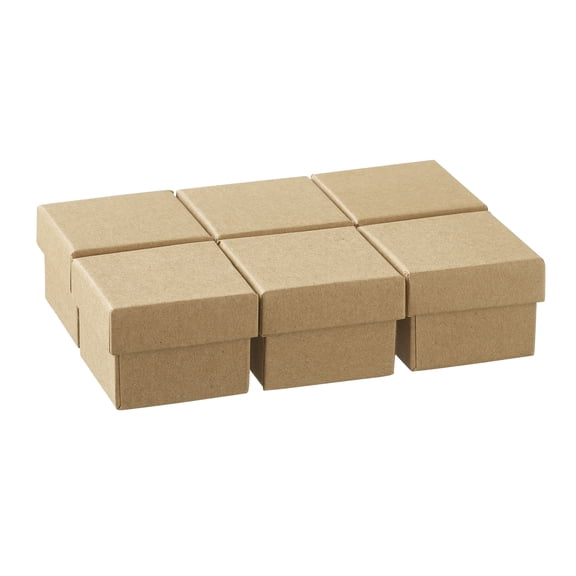 Bead Landing Kraft Ring Boxes, 12 Packs: 6 ct. (72 total)