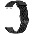 thumbnail image 2 of Pulsera de silicona deportiva de color sólido a prueba de sudor con ajuste cómodo y amplia compatibilidad compatible con Smartwatch, 2 of 5