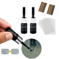 thumbnail image 3 of Maytalsory 2 Pcs Fluide de Réparation de Vitre Automobile Outil de Réparation de Pare-Brise DIY Craquelé Résine Voiture Noir 7cm 1Ensemble, 3 of 6