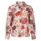 thumbnail image 3 of Blusa con cuello en V y botones estampados de manga larga para mujer de verano Fridja  czfsfas6562, 3 of 7