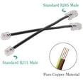 thumbnail image 4 of Adaptateur RJ45 Femelle vers RJ11 Mâle pour Rallonge de Câble Ethernet, Convertisseur, Adaptateur de Câble, Coupleur en Ligne, Répartiteur Ethernet RJ45, Câble Répartiteur de Réseau RJ45, 4 of 5