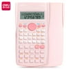 Scientific Function Calculator, with 10-Digit Display, Multiple Modes & Two Line Intuitive Interface, Perfect for Beginner and Advance Courses, High School or College, Working, Accounting, Pink