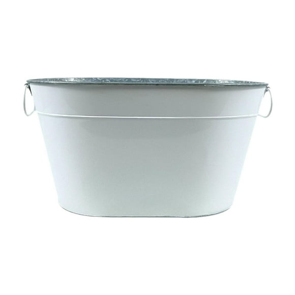 Bebida de hierro cubo de hielo recipiente de almacenamiento de bañera de hielo cubo de cerveza rústica bebida contenedor de refrigerador para champán