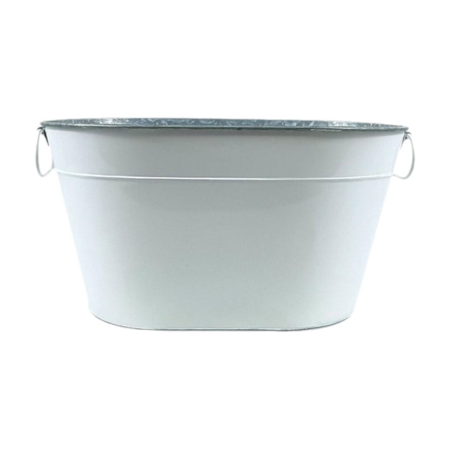 de cerveza de cubierta de hielo rústica para fiestas con manijas de champán Bañera de hielo Bebida de refrigerador para beber Behing Beer Bar