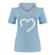 thumbnail image 5 of Camisetas Casuales para Mujeres Correa de Hombro de Verano Camiseta con Cuello en V, Manga Corta Top Ligero para el Hogar Y la Fiesta, 5 of 8