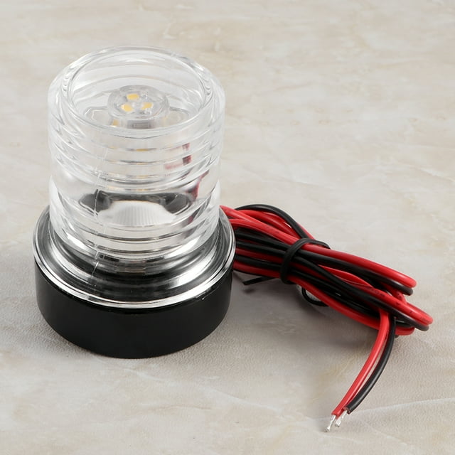 Lampe de Signal Led 360 Led Étanche pour Navigation de Bateau Ancre 12V Blanc