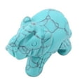 thumbnail image 2 of Stone Carved Hand-Carved Animal Elephant Crafts, Elephant Figurine, Decoration For Office For Home Collectible Decor Desk Ornametns, 2 of 7