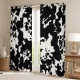 thumbnail image 2 of Castle Fairy Boys Cow Print Curtains Pack of 2 (42x84 Each),Black White Curtains Blackout,Farmhouse Animal Bedroom Curtains,Luxury Bedroom Decor, 2 of 6