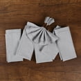 thumbnail image 3 of Bedding Craft Cotton Cloth Dinner Napkin 18x18" Lt Grey with Hemstitched, Set of 12, 3 of 6