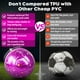 thumbnail image 2 of Balón de fútbol Champhox, tamaño 4, piel TPU con purpurina para niñas, 2 of 8