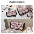 thumbnail image 5 of Fotbe Rose Flowers Pattern Pencil Case,Canvas Pen Case, Multi- Slot Pencil Pouch, Portable Pencil Bag, Pen Case for& Office, Makeup Bag ,Zipper Pouch, 5 of 6