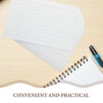 thumbnail image 3 of FUEENIRVA 4 Pack Of 50 Sheets Ruled Line Index Card Thick Card Stock For Brainstorming Exam Preparation, 3 of 8