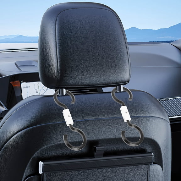 CATIEBYE Car Hooks Vehicle Organizer 2Pcs Space Utilization