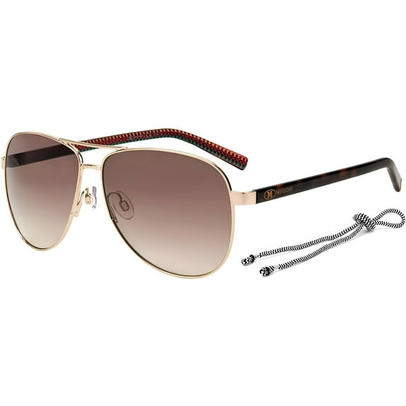 Missoni MMI 0002/S 06J HA Women's Gold Havana Frame Sunglasses