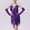 Purple, variant on Oplxuo Women's Sequins Fringe Latin Dance Costumes Gatsby Cocktail Party Flapper Dress Sexy Tango Ballroom Rumba Outfits