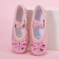 thumbnail image 6 of LvhaoGJOB Girls' Ballet Flats for Dance Class - Soft Flexible Sole, Elegant Design, 6 of 9