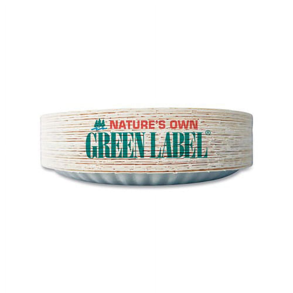 10 PACKS : AJM AJMPP6GRE Green Label Paper Plates, Microwavable, 6" Diameter