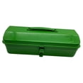 thumbnail image 4 of Caja de herramientas de metal con mango, organizador de herramientas con cierre de metal, múltiples usos múltiples, estilo de techo de cadera de techo, 4 of 8