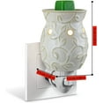 thumbnail image 3 of STAR MOON Ceramic Electric Plug in Candle Warmer for Home Décor,  Scentsy Wax Warmer Candle Melter Burner, Ivy, 3 of 6