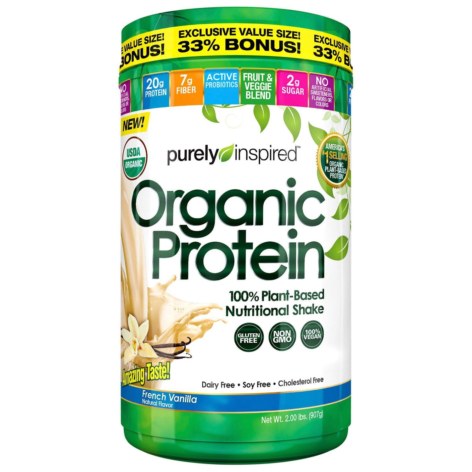 Purely Inspired Organic Protein 100 PlantBased