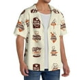 thumbnail image 4 of Disketp Men's Hawaiian Cooking With Love Print Shirts Button Down Holiday Beach Shirts-4X-Large, 4 of 7